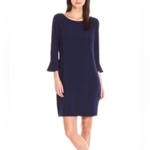 NEW Laundry by Shelli Segal Navy Jersey Dress XS